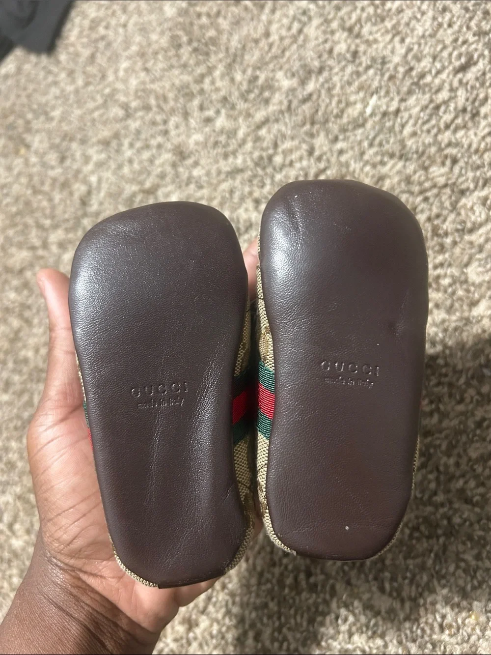 Gucci leather monogram